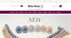 Desktop Screenshot of bellajoias.com